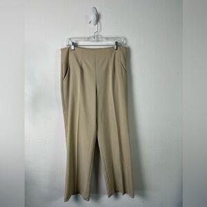 Chadwicks Classic Tan Minimalist High Rise Straight Leg Trouser Pant